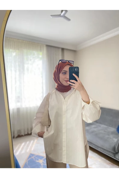 İNCE ÇİZGİLİ GÖMLEK G0003 - 8