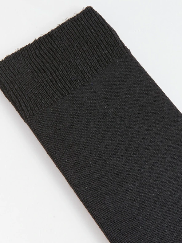 Siyah Renk 5Li Erkek Soket Çorap.70.