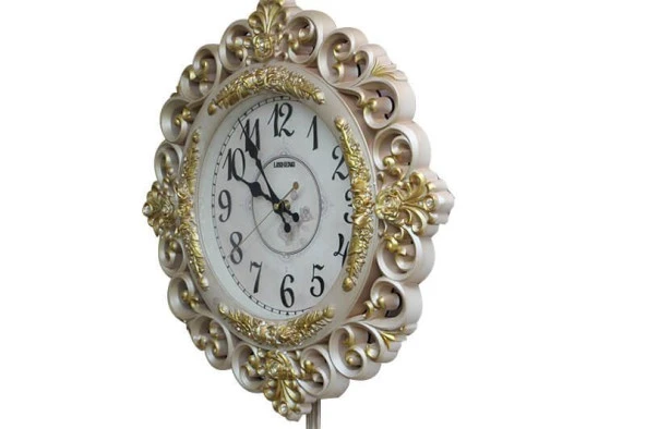 Dekoratif Hediyelik Sarkaçlı Duvar Saati - 3