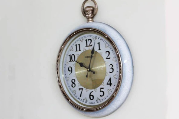 Yuvarlak Duvar Saati Sarkaçlı - 2