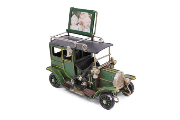 Dekoratif Metal Araba Çerçeveli Biblo Hediyelik ürün görseli