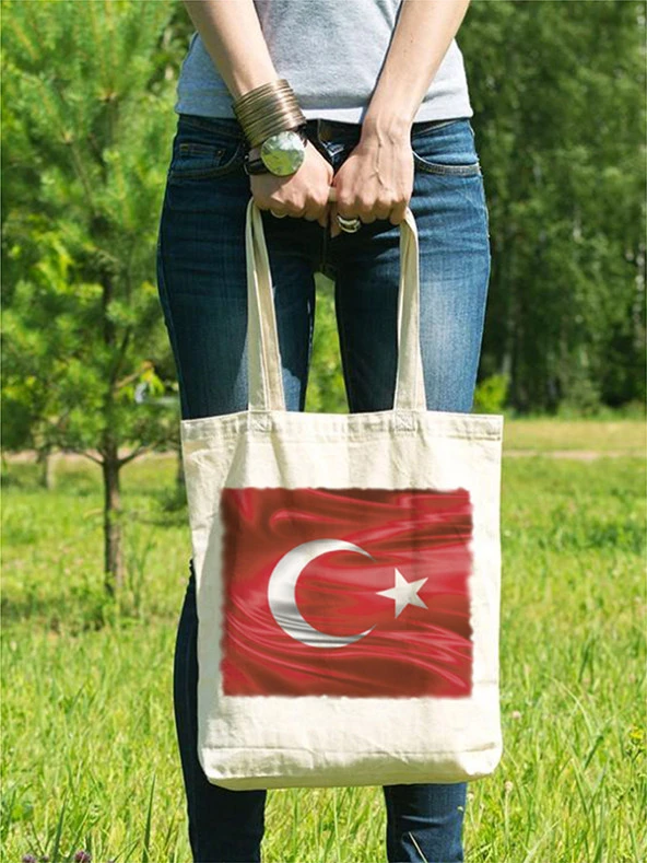 Bez Çanta - Türkiye Bayrak - 5