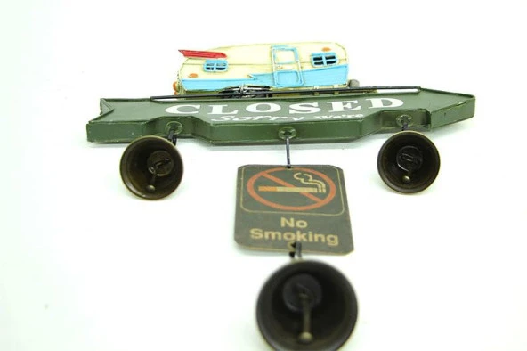 Dekoratif Metal Karavan Kapı Rüzgar Çanı Vintage Hediyelik - Resim 4