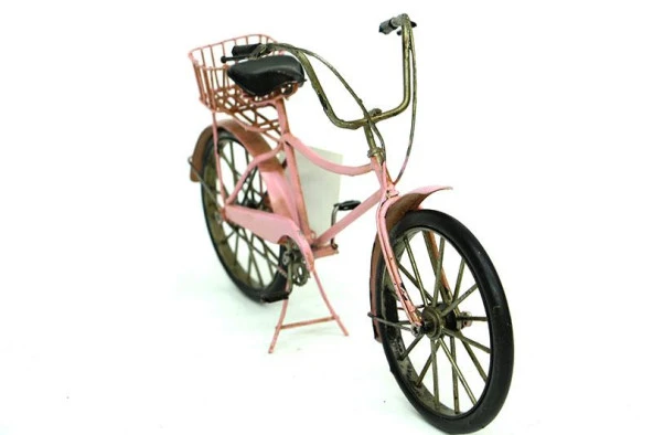 Dekoratif Metal Bisiklet Vintage Biblo Hediyelik - Resim 2