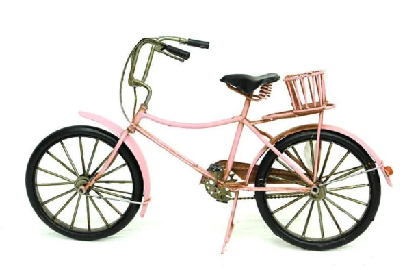 Dekoratif Metal Bisiklet Vintage Biblo Hediyelik - Resim 3
