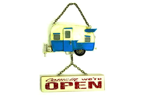 Dekoratif Metal Kapı Yazısı Karavan Vintage Dekoratif Hediyelik ürün görseli