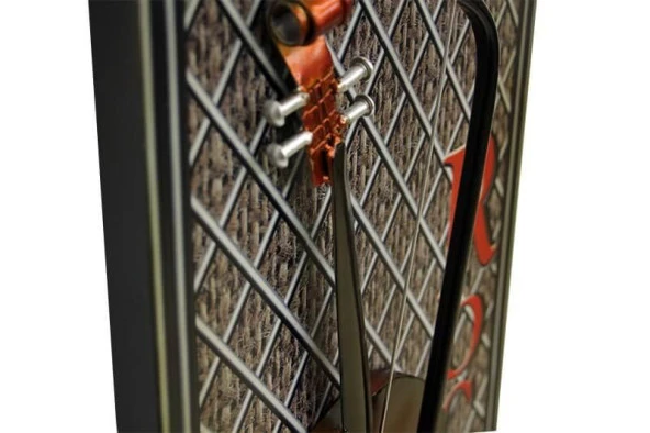 Pano Keman Dikey Vintage Müzik Temalı Dekoratif Ev Ofis Hediyelik - Resim 4