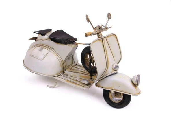 Dekoratif Metal Scooter Vintage Dekoratif Ev Ofis Hediyelik