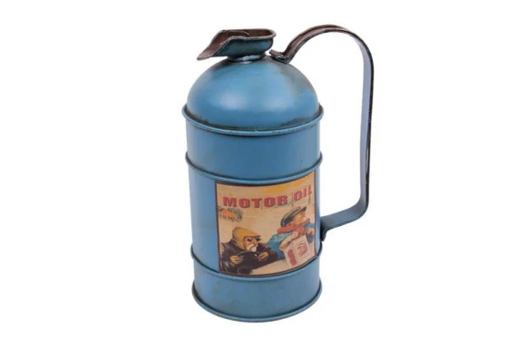 Dekoratif Metal Yakıt Bidonu Kumbaralı Vintage Hediyelik ürün görseli