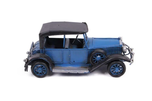 Dekoratif Metal Araba Vintage Biblo Hediyelik - Resim 5