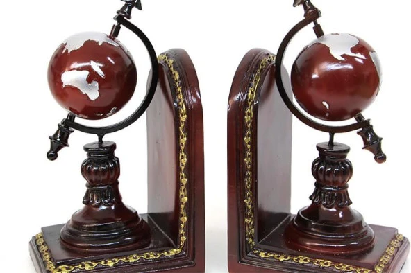 Kitap Stoper Yerküre Dünya Modeli Hediyelik - Resim 3