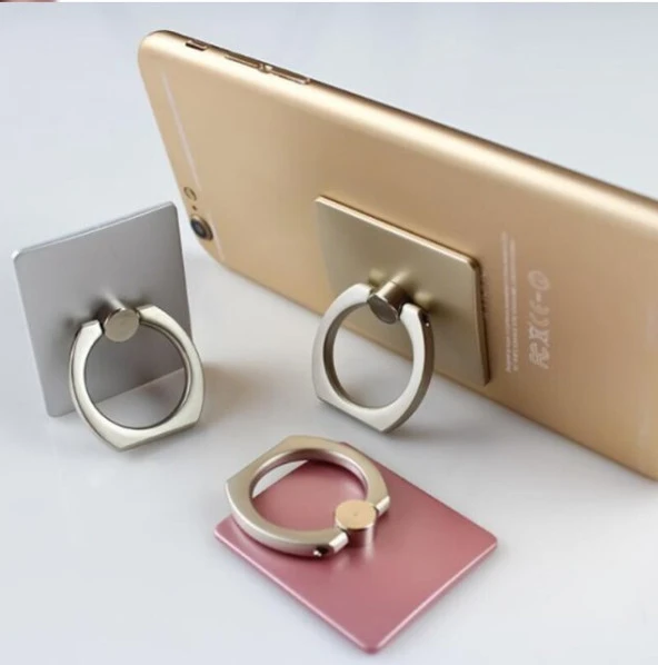 Telefon Tablet Tüm Modeler Selfie Yüzüğü 360 Derece Oynar Metal - 5