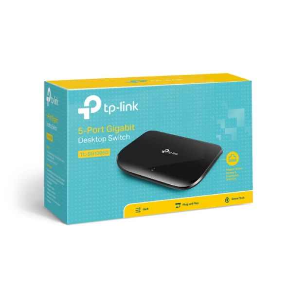 TP-LINK OMADA TL-SG1005D, 5 Port, GigaBit, Yönetilemez, Masaüstü Switch