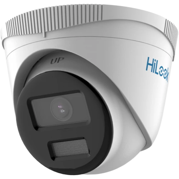 HILOOK IPC-T229H, 2Mpix, 2,8mm Lens, H265+, 30Mt Gece Görüsü, Color Vu Lite, PoE, Dome, IP Kamera