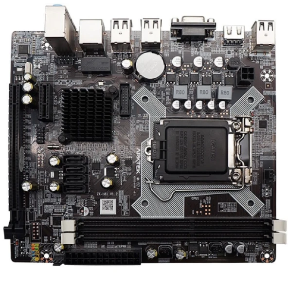 ARKTEK ALPHA FORCE, AK-H81M EL, 2xDDR3, M.2, D-SUB, HDMI, 4.Nesil, LGA1150 Soket, Anakart - Resim 3