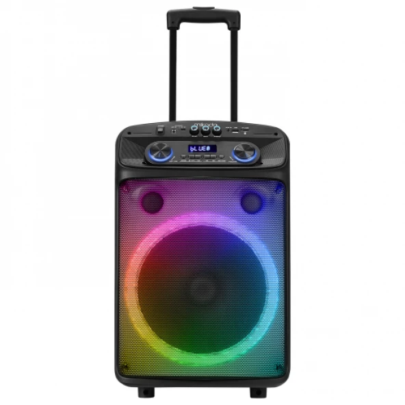 MIKADO MD-BT505, 60W, USB/BT/TF/TWS, RGB Aydinlatmali, Toplanti, Parti, Açik Hava Speaker. Kablosuz Kafa Mikrofonu Hediyeli