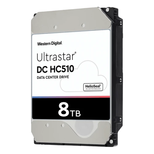 WD - ULTRASTAR, HUH721008ALE604, 3,5", 8Tb, 256Mb, 7200 Rpm, 7/24 Enterprise, DATA CENTER-GÜVENLİK-NAS-SERVER, HDD (DC HC510) (0F27457) (Türkiye Distribütörü Garantili)