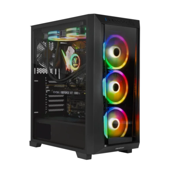 GAMDIAS TALOS M1 Elite, FSP 1600W Power Supply, Tempered Glass, ARGB, ATX, Professional GAMING KASA