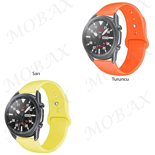 Xiaomi Mi Watch Color Kordon Silikon Spor Kordon Mix - Resim 10