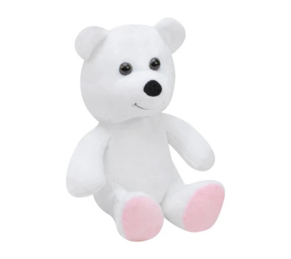 Ayı 20 cm Beyaz Pelüş Ayı Çocuk Oyuncak - Resim 2