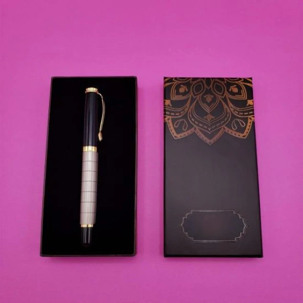 Kutulu Metal Kalem Dekoratif Hediyelik ürün görseli