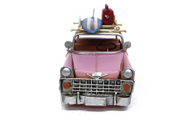 Metal Araba Çerçeveli Biblo Dekoratif Hediyelik - Resim 4