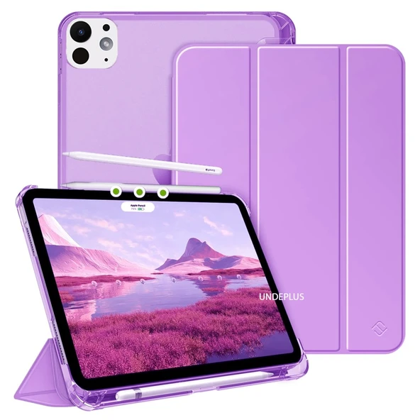 Apple iPad Pro 11 2. Nesil Kılıf PU Deri Smart Standlı Case A2228 A2068 A2230 A2231 - Resim 9