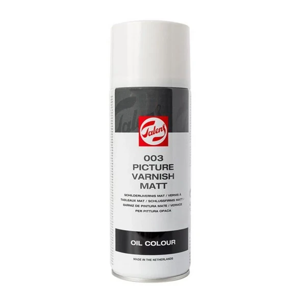 Talens Picture Varnish Matt 400ml Yağlı Boya Sprey Mat Vernik / 003