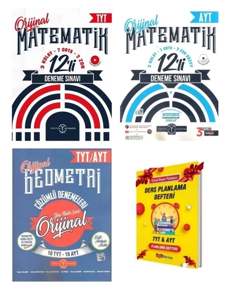 Orjinal TYT- AYT Matematik Geometri Denemeleri