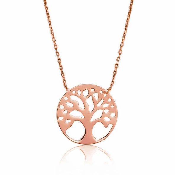 925 Ayar Gümüş Hayat Ağacı Bayan Gümüş Kolye ürün görseli 1