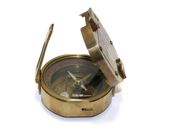 Pirinç Pusula Dekoratif Hediyelik ürün görseli