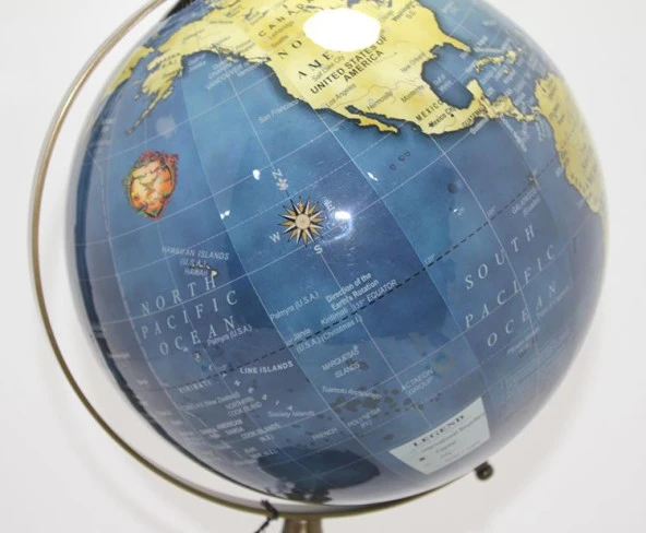 Dünya Yerküre Harita Dekoratif Hediyelik - Resim 2