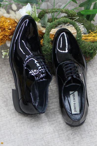 Pierre Cardin 7017 Siyah Rugan Damat Ayakkabısı Takım Ayakkabısı Erkek Klasik Ayakkabı - 6