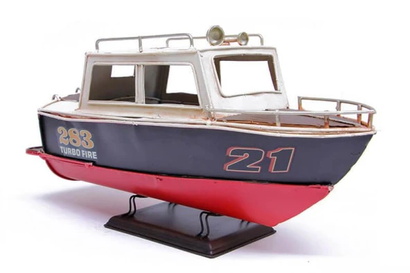 Metal Hız Botu Biblo Dekoratif Hediyelik - 5