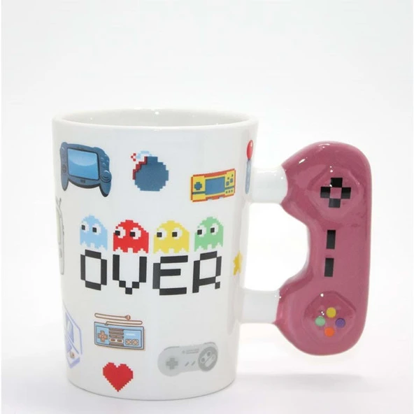 Game Over Porselen Kupa Bardak Dekoratif Hediyelik ürün görseli