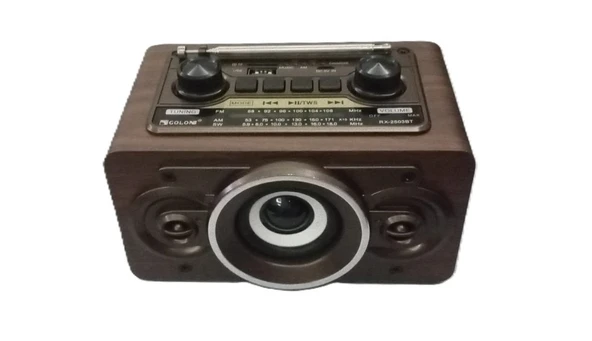 Radyo Golon RX-2503BT Fm 3 Bant USB, Hafıza Kartı, Bluetooth Okuyucu - Kompakt ve Lüks