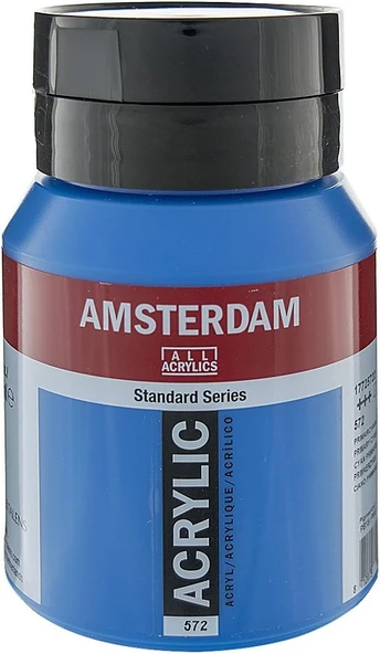 Amsterdam Standart 500ml Akrilik Boya Primary Cyan / 572