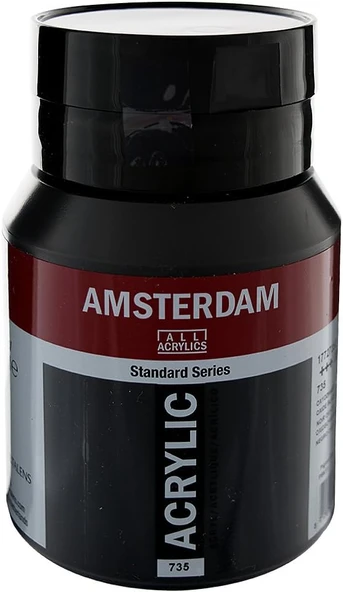 Amsterdam Standart 500ml Akrilik Boya Oxyde Black / 735 ürün görseli