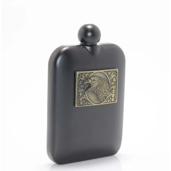 Paslanmaz Çelik Kartal Tasarımlı 6 Oz Matara ürün görseli