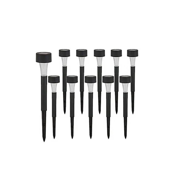 Güneş Enerjili Bahçe Lambası Plastik Saplama 10lu Set - 3