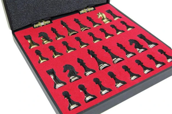 Satranç Takımı Kutulu Dekoratif Hediyelik - 3