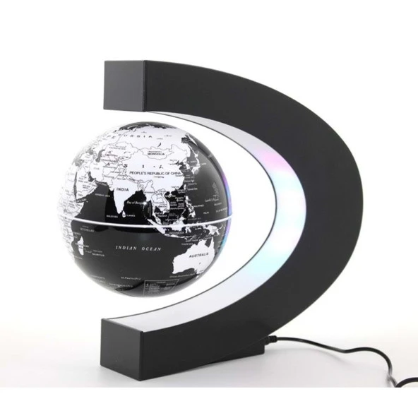 Mıknatıslı Ortada Dönen Dünya Küre Dekoratif Hediyelik ürün görseli