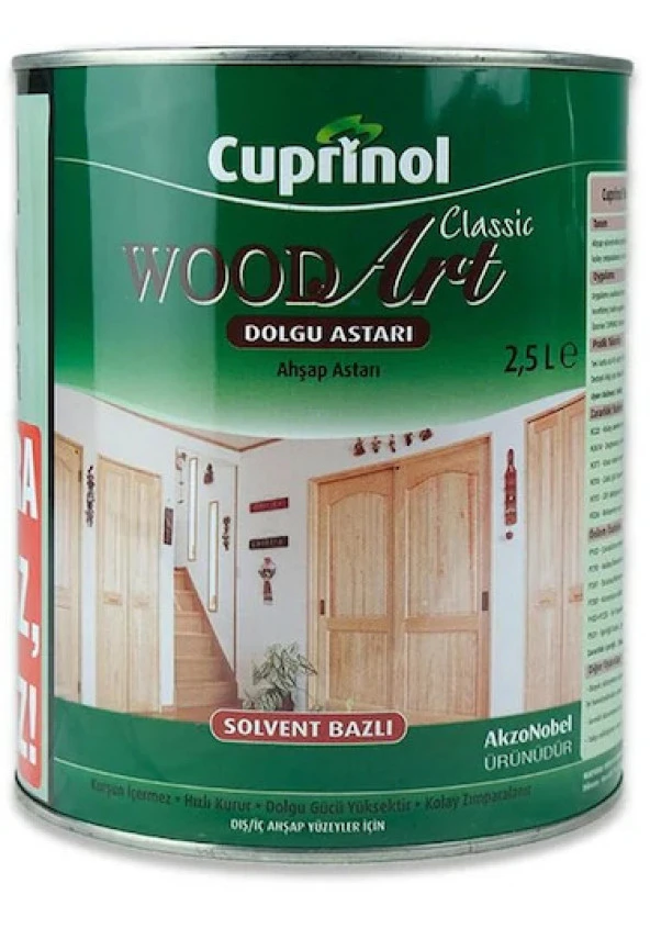 Marshall Cuprinol Woodart Classic Ahşap Dolgu Astarı 2.5 Lt