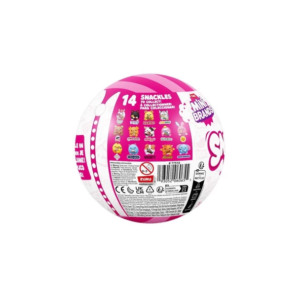 5UA00000 Snackles Aburcubur Surpriz Peluş 12 cm - 3