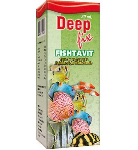 Deep Fix Fishtavit Akvaryum Balıkları İçin Vitamin Solüsyonu 30 Ml ürün görseli 1