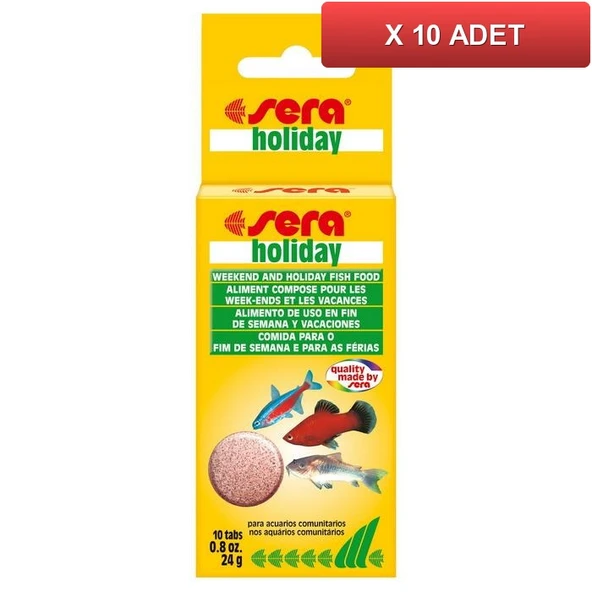 Sera Holiday 10 Tablet  (Tatil Yemi) ürün görseli 1