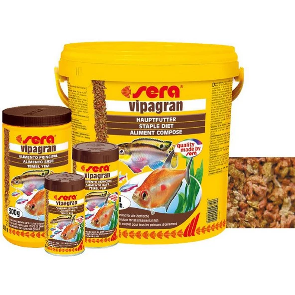 Sera Vipagran Süs Balıkları İçin Temel Yem 12 Gr ürün görseli
