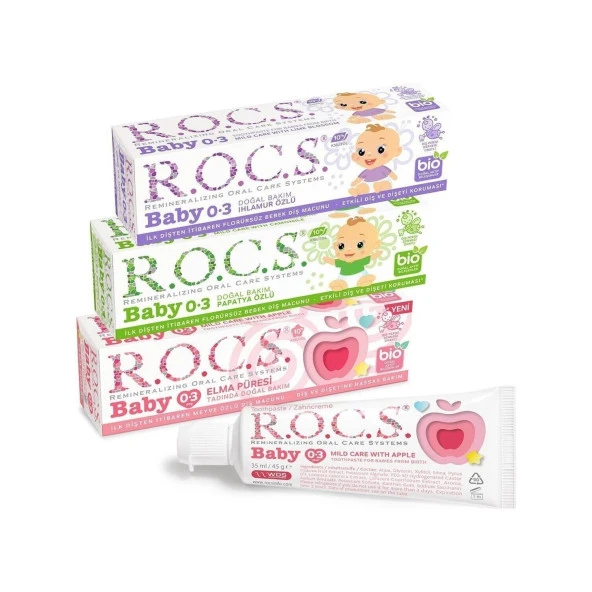 Rocs Karma Set Elma 45G + Ihlamur 45G + Papatya 45G