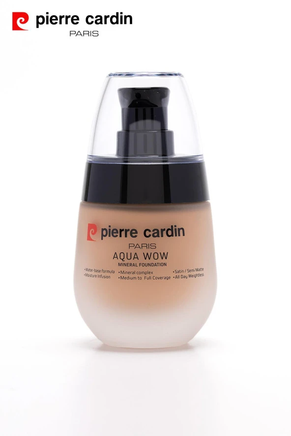 12217 Pierre Cardin Aqua Wow Mineralli Su Bazlı Fondöten Medium 602 Very Warm Skin With Neutral - 2