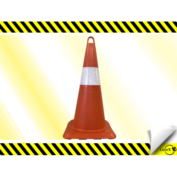 LOREX LR-0250 Kırılmaz Trafik Konisi , 50cm